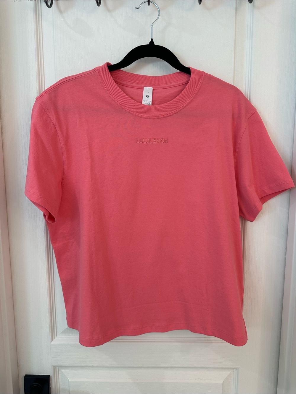lululemon athletica Women’s Crewneck Boxy Tee — Pink